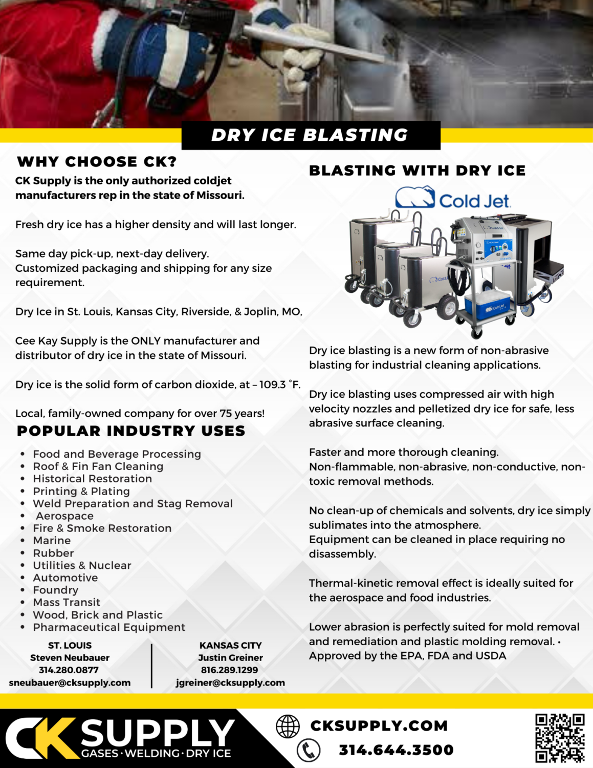 Dry Ice Blasting CK Supply