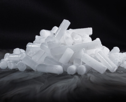Pellets of Dry Ice